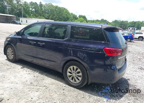 2019 Kia Sedona Lx из США, поврежденный, VIN KNDMB5C18K6534005